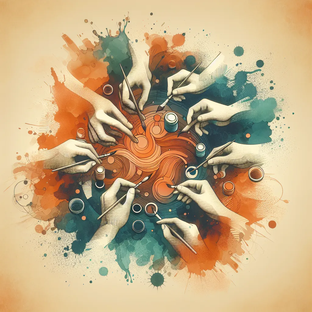 Leerlingen die samenwerken aan een project met intrinsieke motivatie