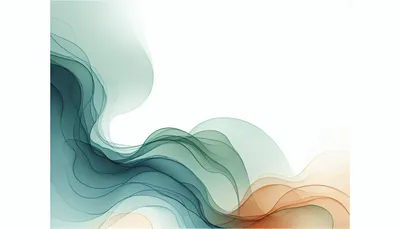 Abstracte illustratie van mindfulness en mentale focus in warme kleuren