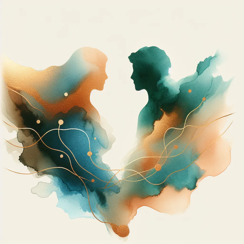 Twee mensen in een rustig gesprek, luisterend naar elkaar op de werkvloer