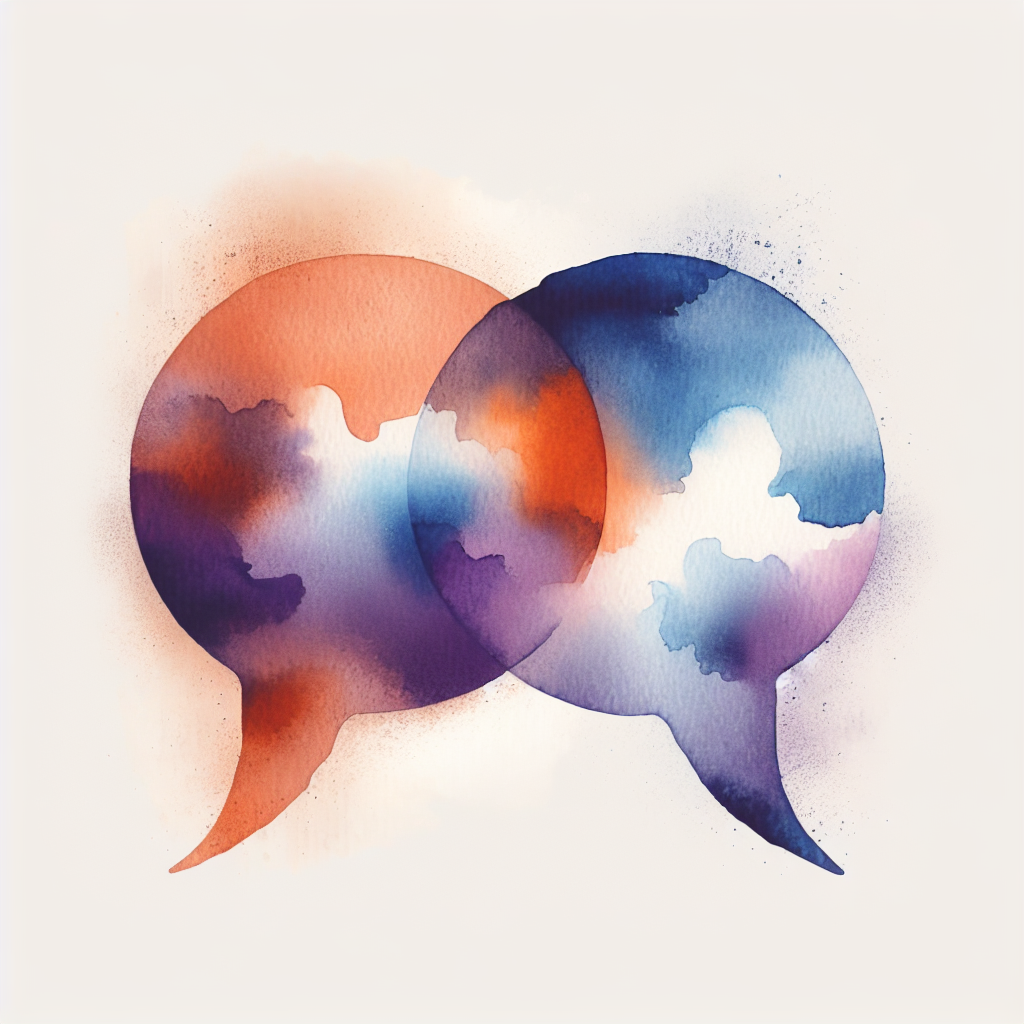 Collega's in een open feedbackgesprek op kantoor